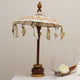 Bali Woondecoratie Parasol - Canvas - Gouden Decoratie - 40cm