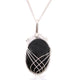 Edelsteen Ketting - Swirl - Zwarte Onyx
