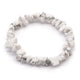 Edelsteenchips Armband - Witte Jaspis