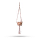 Macramé Plantenhanger - Beige - 16cm